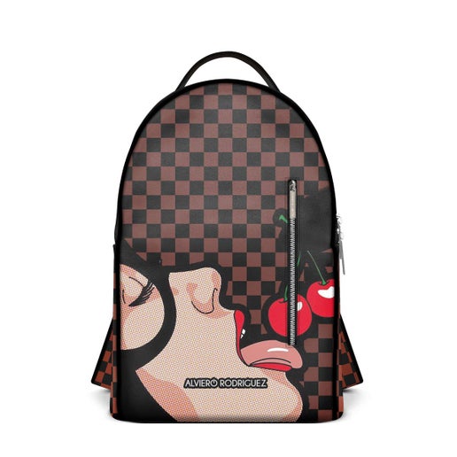 Alviero Street Backpack Cherry
