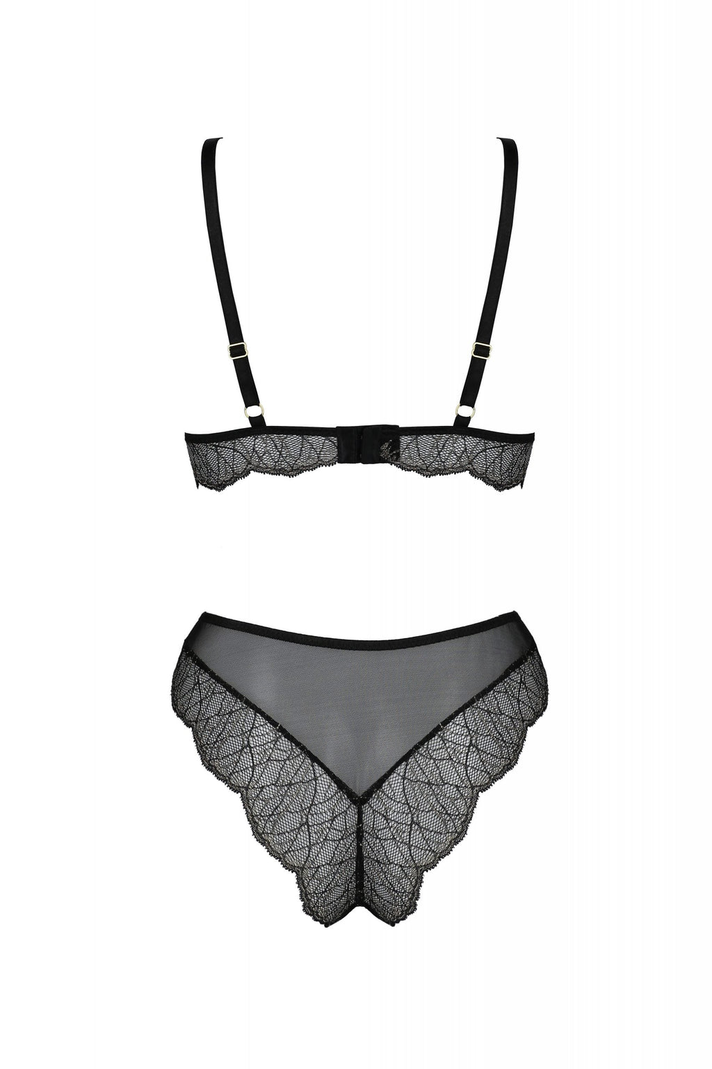 Soft Sheer Lace Top & Bikini Set Passion Amberly-3