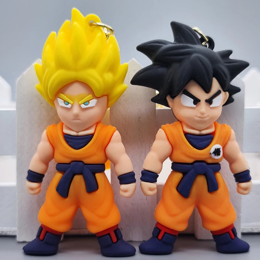 Anime Dragon Ball Keychain Son Goku Vegeta Piccolo-1