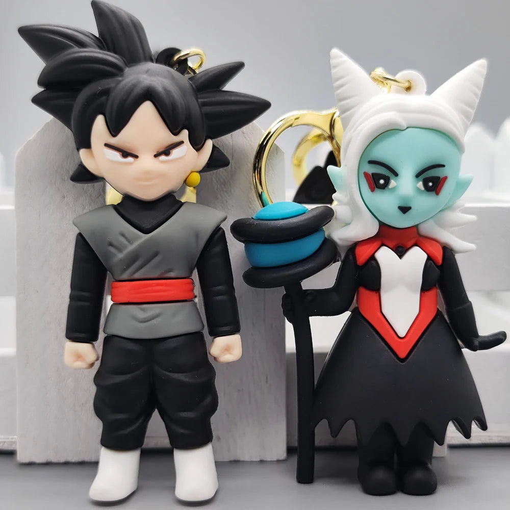 Anime Dragon Ball Keychain Son Goku Vegeta Piccolo-3