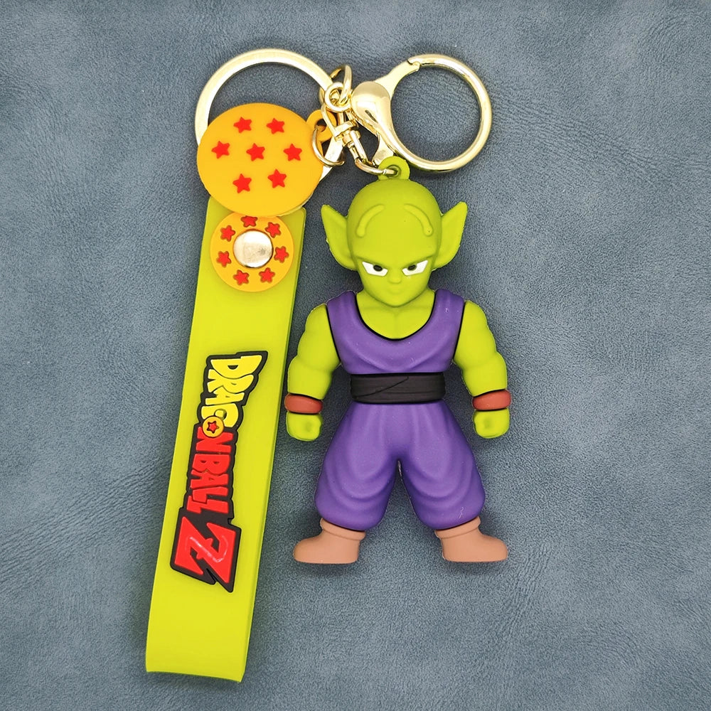 Anime Dragon Ball Keychain Son Goku Vegeta Piccolo-11