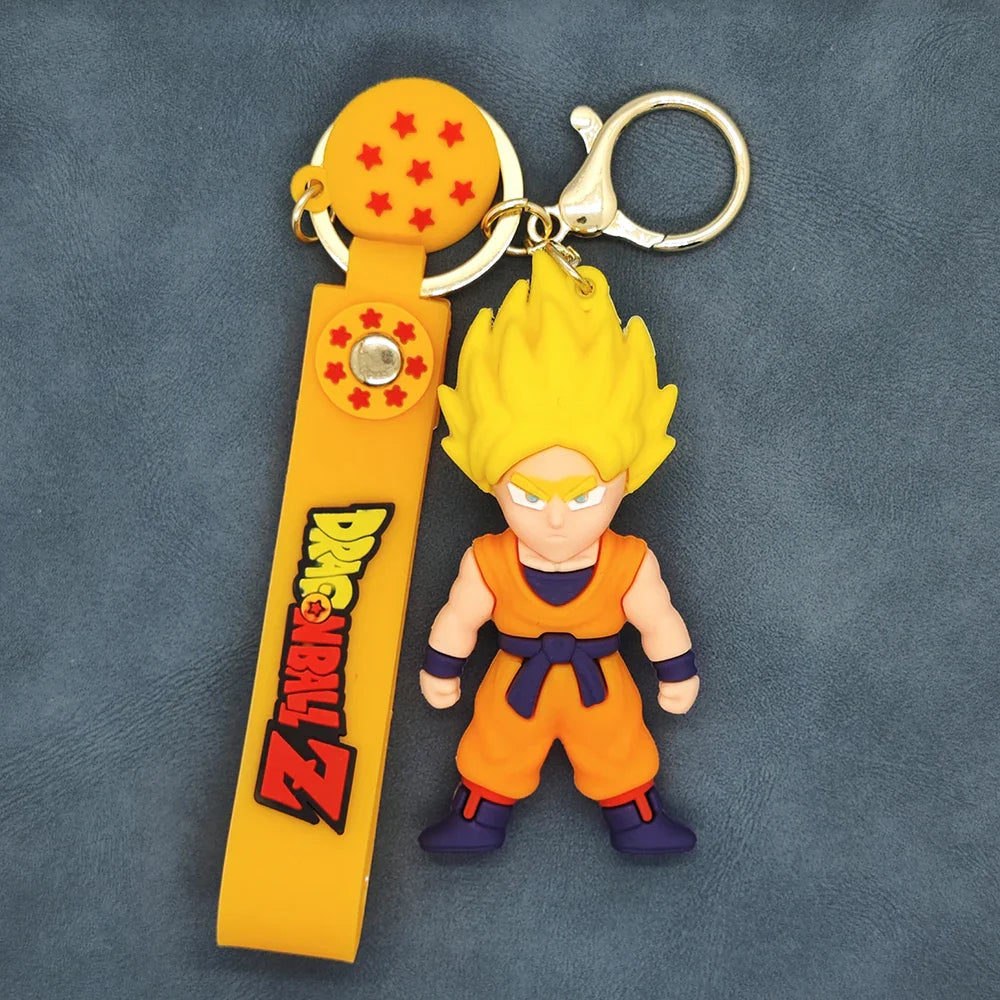 Anime Dragon Ball Keychain Son Goku Vegeta Piccolo-17