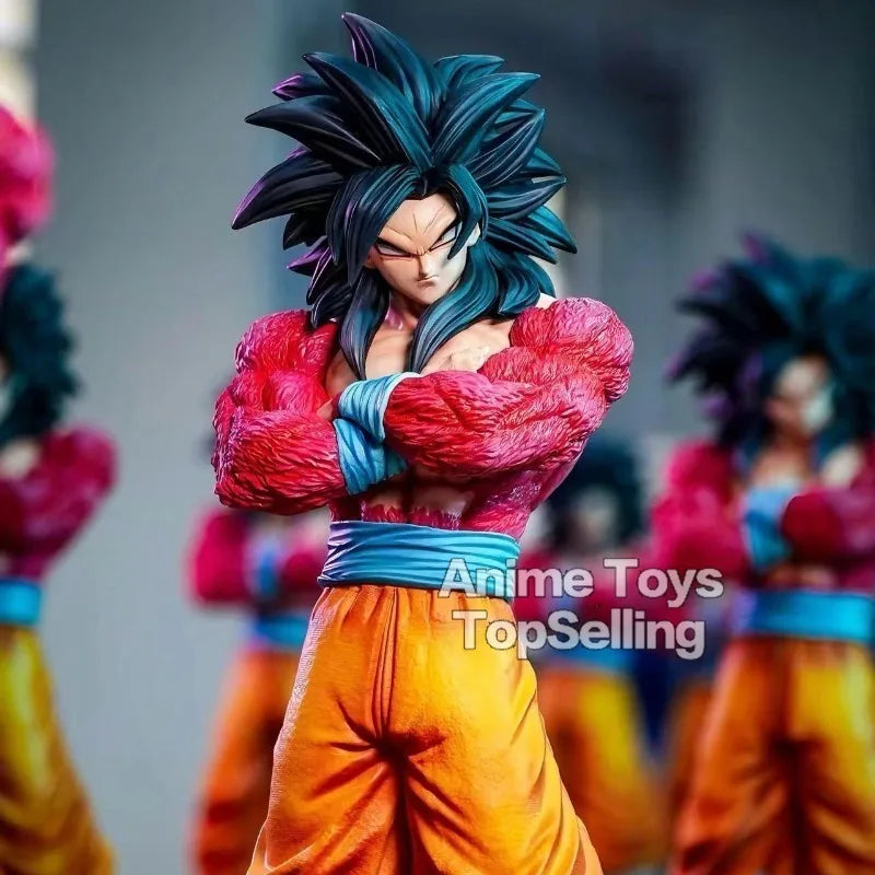 Anime Dragon Ball Super Saiyan 4 Goku Figure-0
