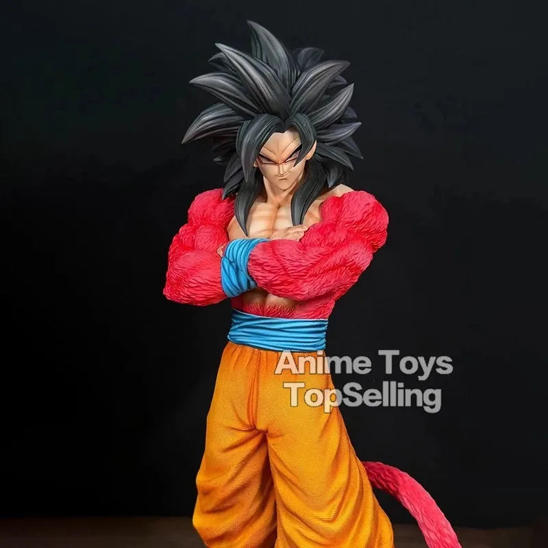 Anime Dragon Ball Super Saiyan 4 Goku Figure-3
