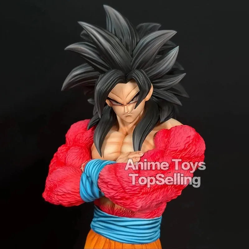 Anime Dragon Ball Super Saiyan 4 Goku Figure-4