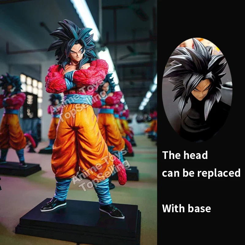 Anime Dragon Ball Super Saiyan 4 Goku Figure-6