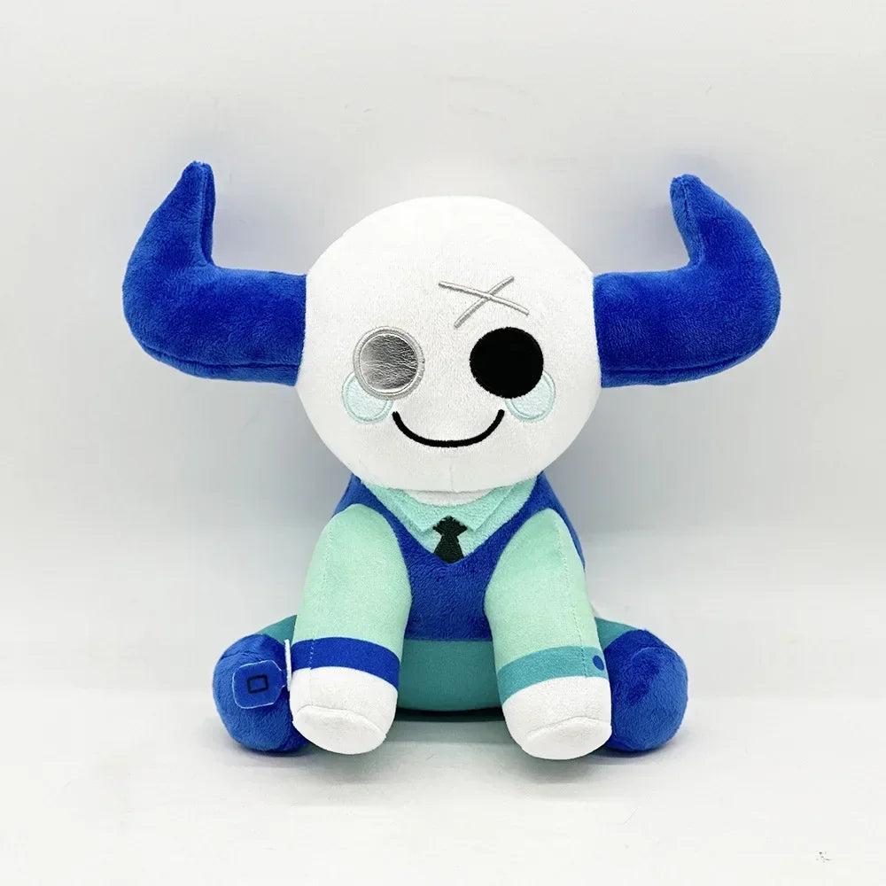 Anime Plush Phighting Blue Bull Toy-1