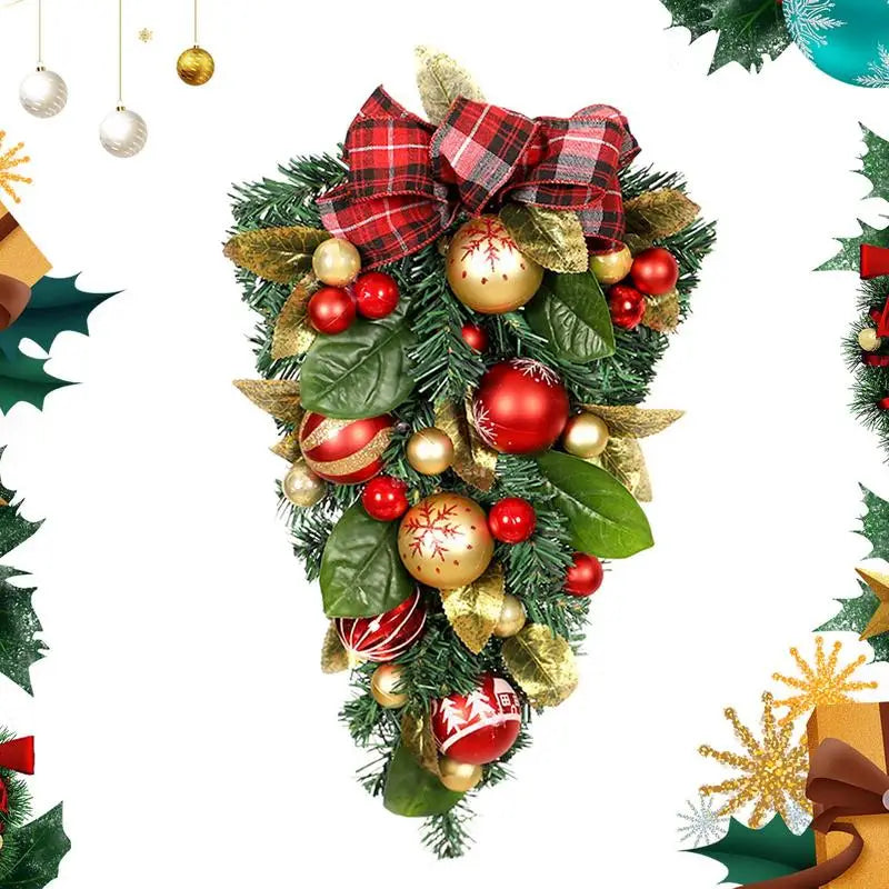 Artificial Pine Tree Christmas Wreath