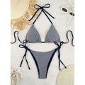 Halter Two-Piece Swimwear Women's Sexy Bikini Beach Hot Spring Swimming Suit