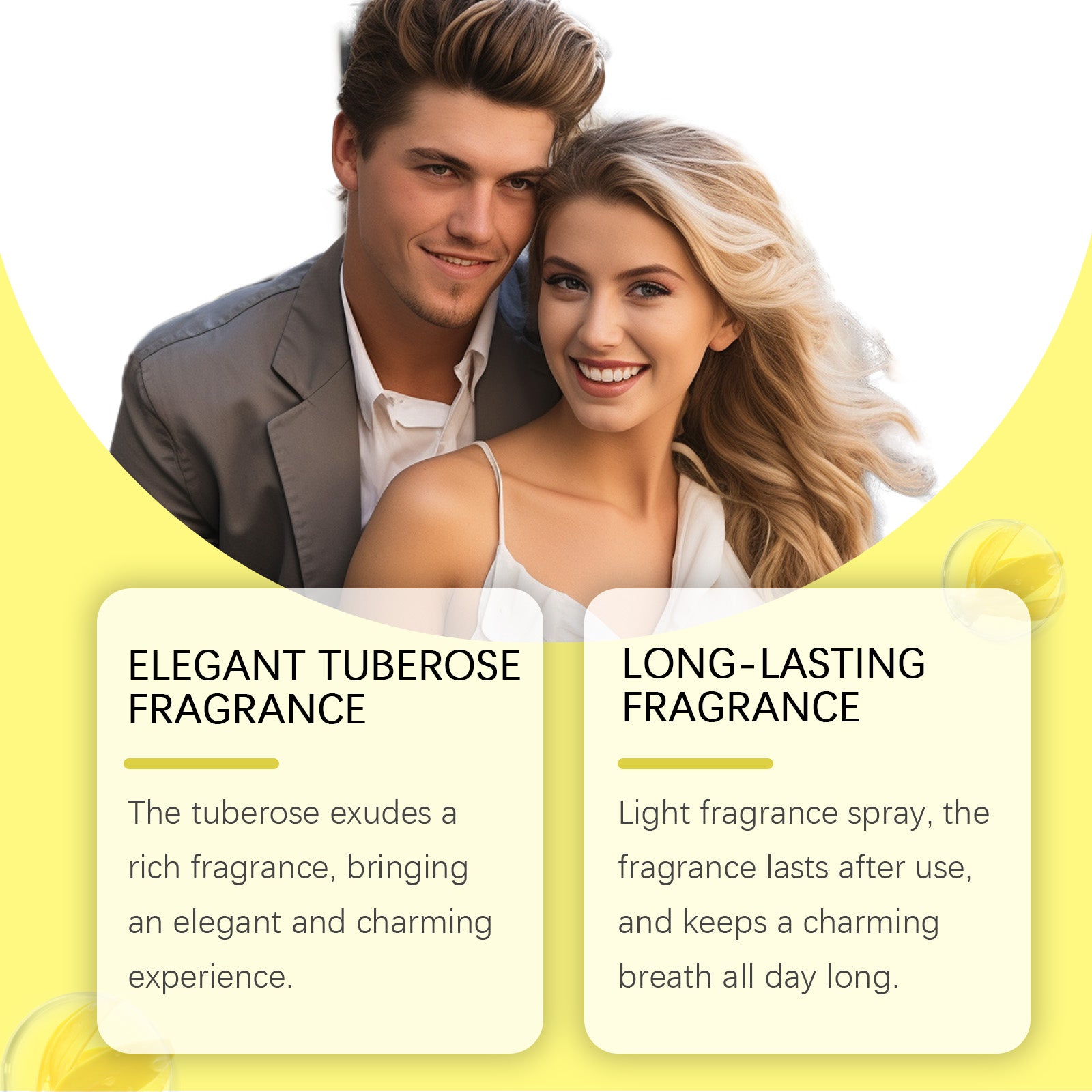 EELHOE Ylang Ylang Evening Body Perfume Spray, Light Fragrance Soft Fragrance With Natural Fresh And Not Oily Light Fragrance