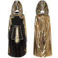 Halloween Couple Egyptian Costume Cosplay Pharaoh and Queen Outfit Men Women Ancient Greek Roman King Queen Performance Adult