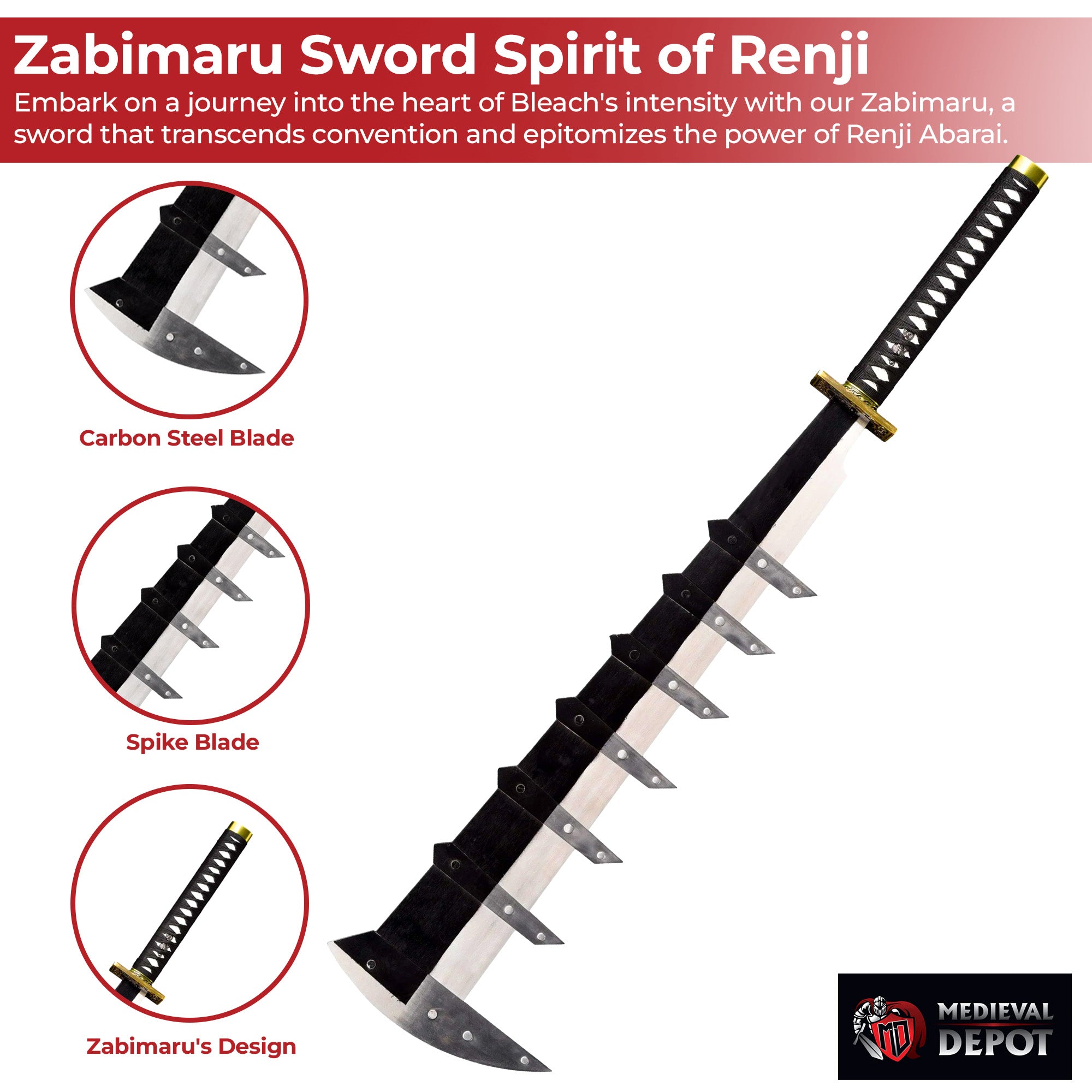 Bleach Anime Zabimaru Sword Spirit of Renji-2