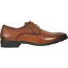 BRAVO Men Dress Shoe KING-7 Oxford Shoe COGNAC - Medium and Wide Width (Copy)-3