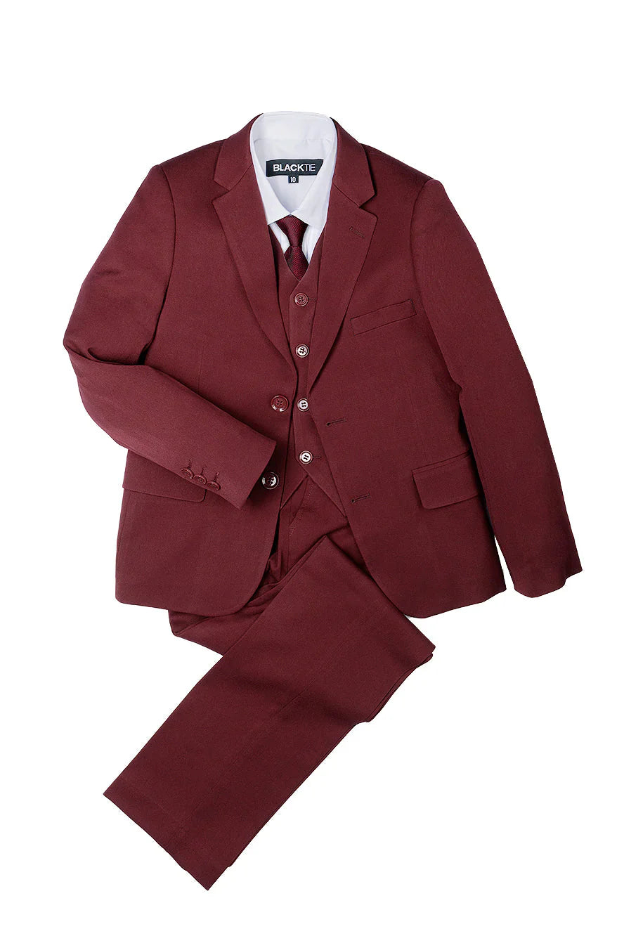 "Liam" Kids Suit (5-Piece Set) 2-11