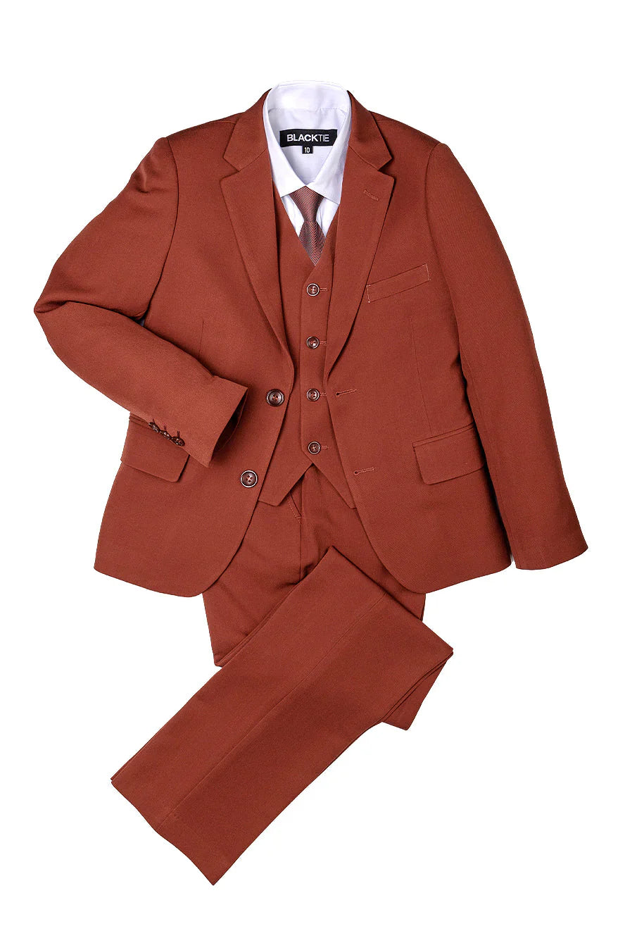 "Liam" Kids Suit (5-Piece Set) 2-8