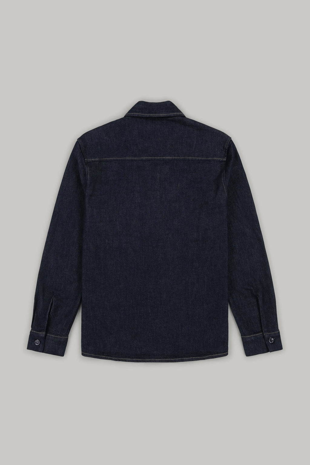 Bart Denim Button Overshirt - EverBlue
