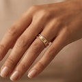 14K Better Gold Beaded Edge Classic Band - Timeless Elegance & Refined Design