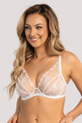 Sexy Sheer Mesh Triangle Bra Unikat Rubi-0