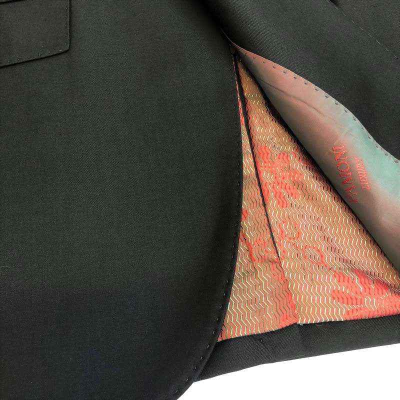 Black 1-button Regular Fit Suit-3