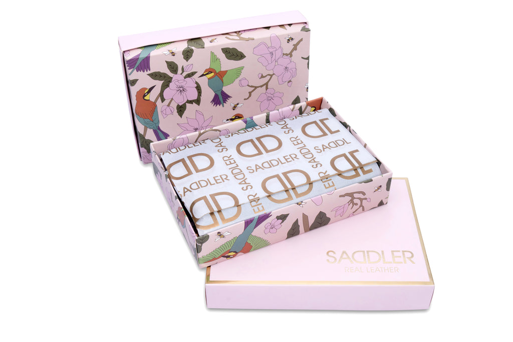 SADDLER "Harriet" Real Leather Vanity Box Case (Gift Boxed)