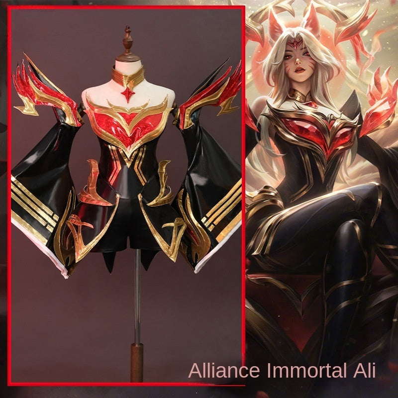 Nilu cosplay costume, League of Legends cosplay costume, Hall of Fame witch, Le Fu Lan Ali cosplay costume, C-suite, full set of women's clothing