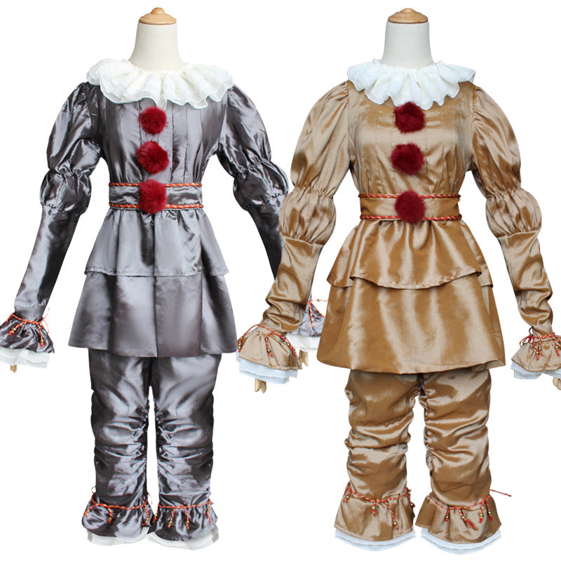 Pennywise Cosplay Costume Halloween Outfit The Clown Cosplay Suit