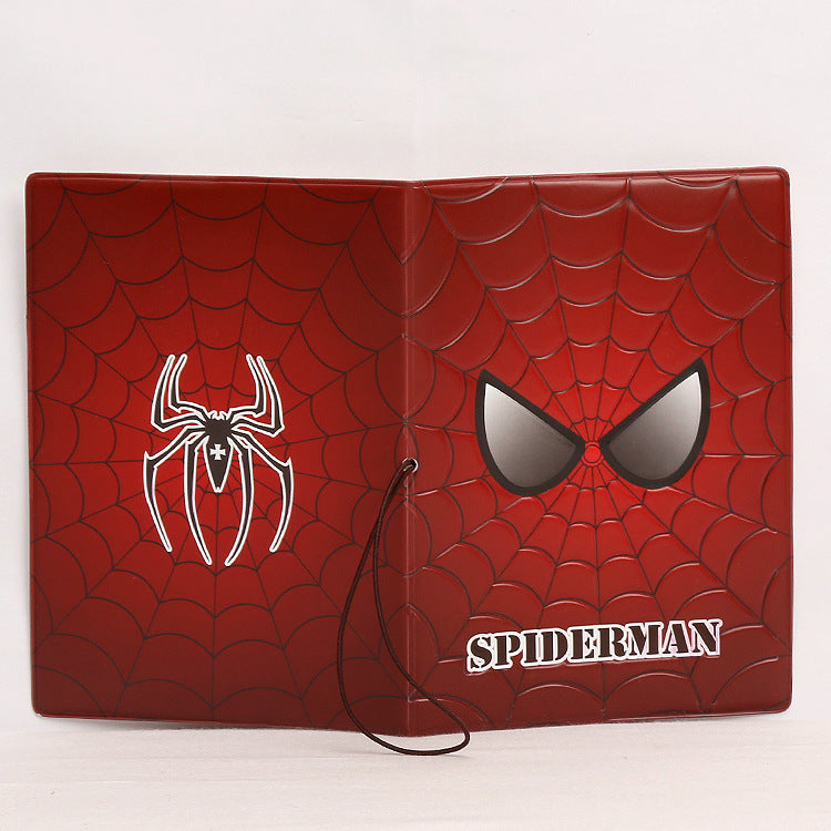 Passport Passport Protection Cover Marvel Superhero Spider Man Cartoon Passport Clip