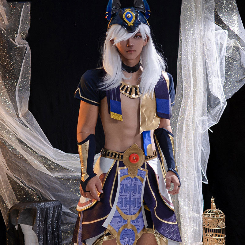 Genshin Impact Sanuo Cos Clothes High Wind Discipline Officer Su Micantis Complete Game Cosplay Clothes Male
