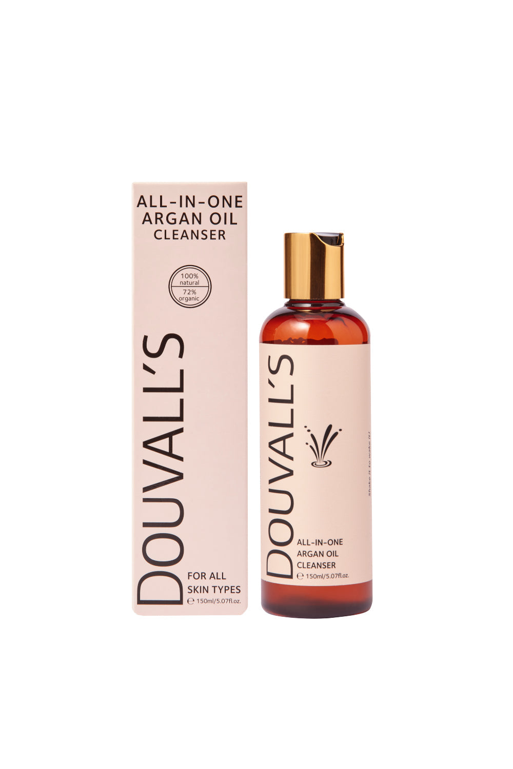 Luxury Argan Gift Set containing 150ml argan cleanser and 50ml organic first cold pressed argan oil-1