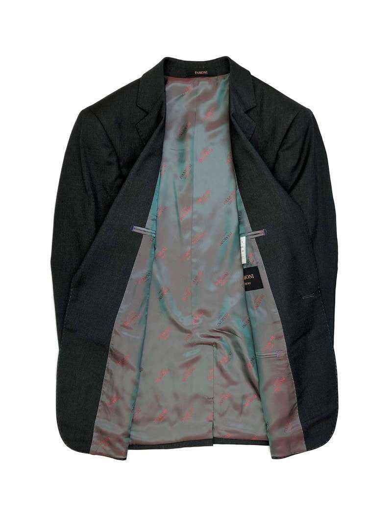 Charcoal 1-button Regular Fit Suit-2