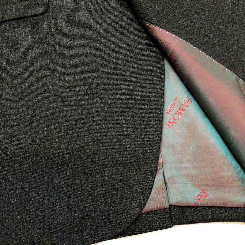 Charcoal 1-button Regular Fit Suit-4