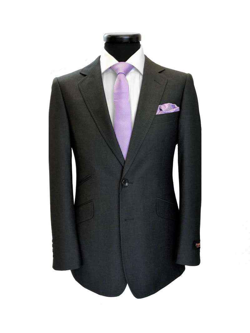 Charcoal 2-button Regular Fit Suit-1