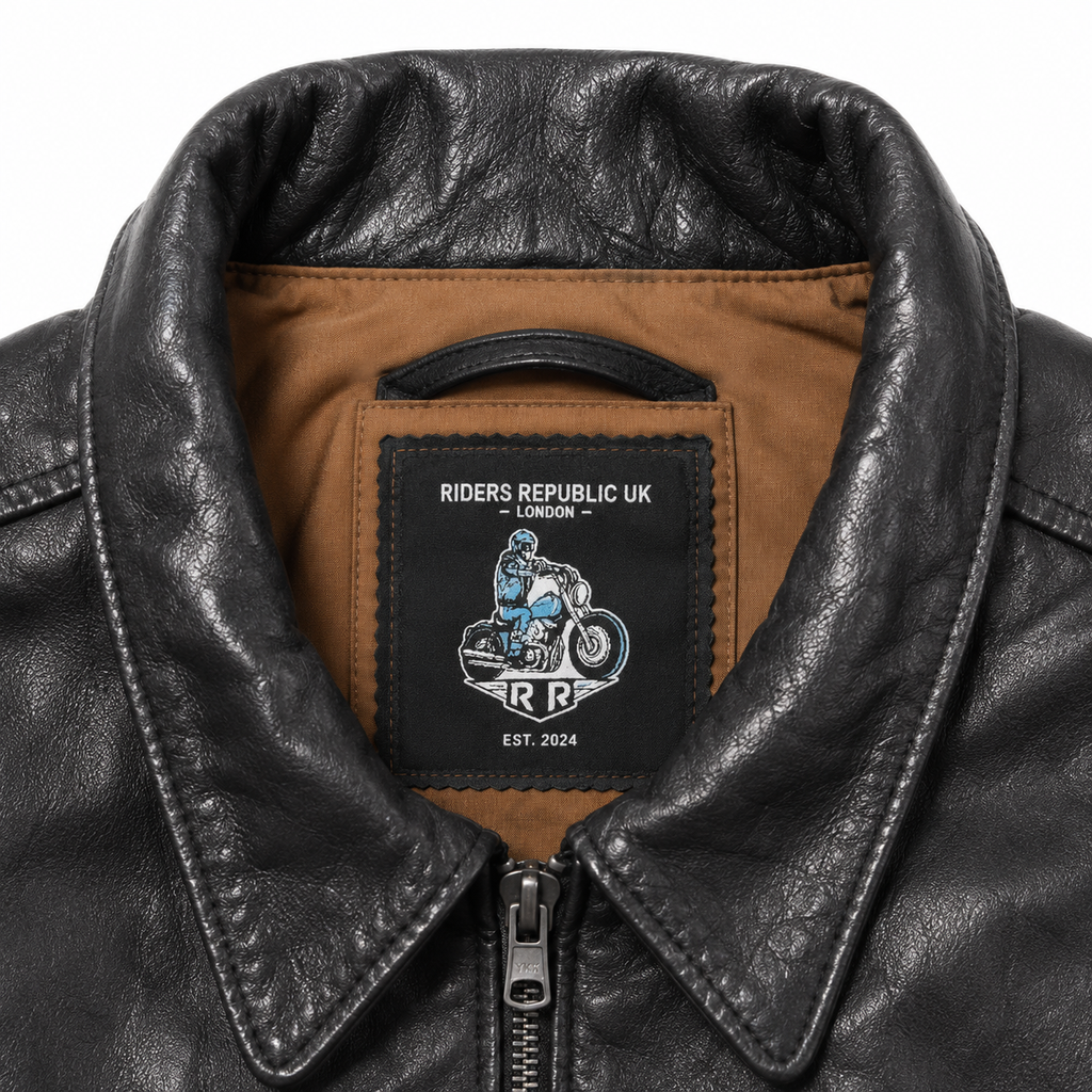 Men’s Black A-2 Leather Jacket