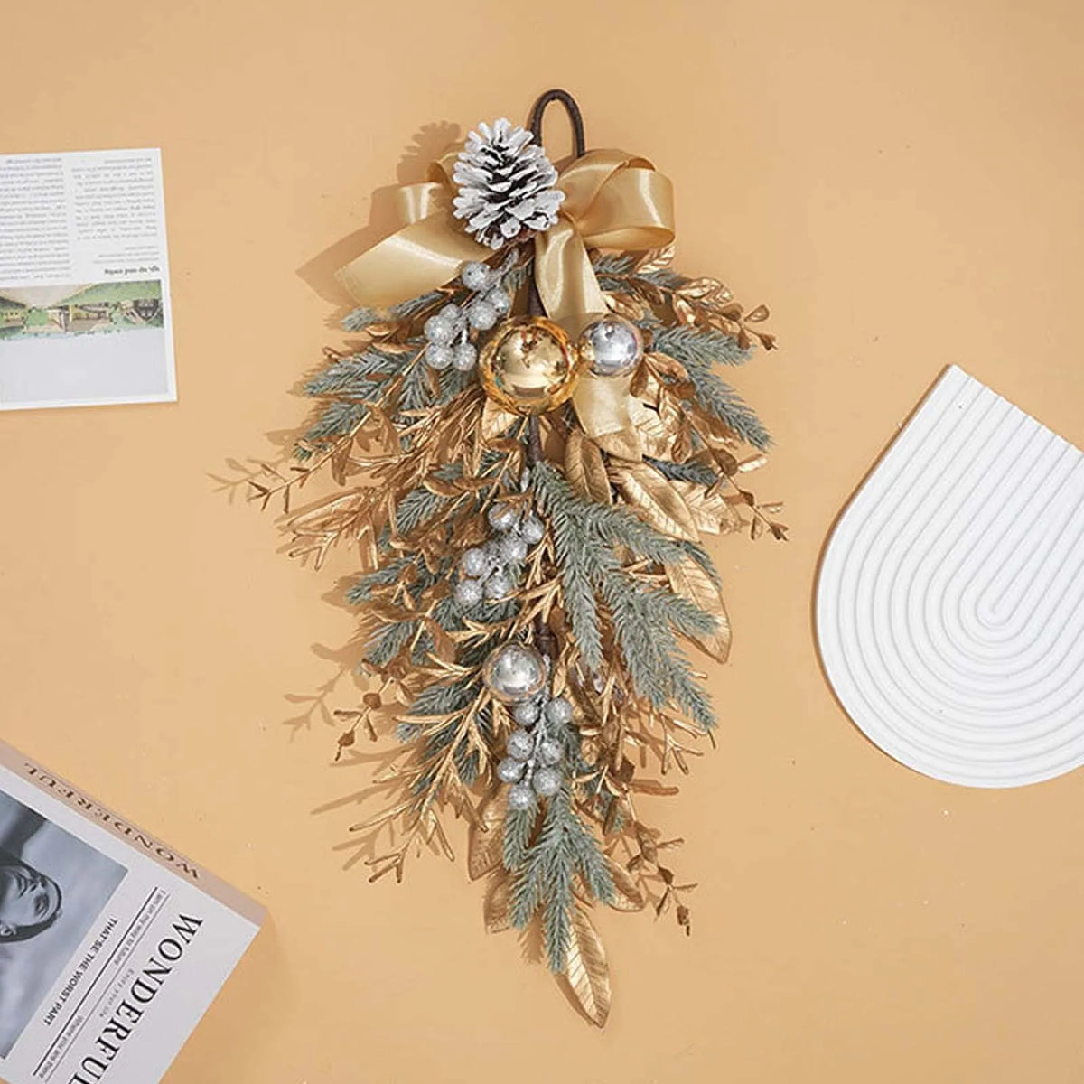Christmas Wreath Shape for Front Door