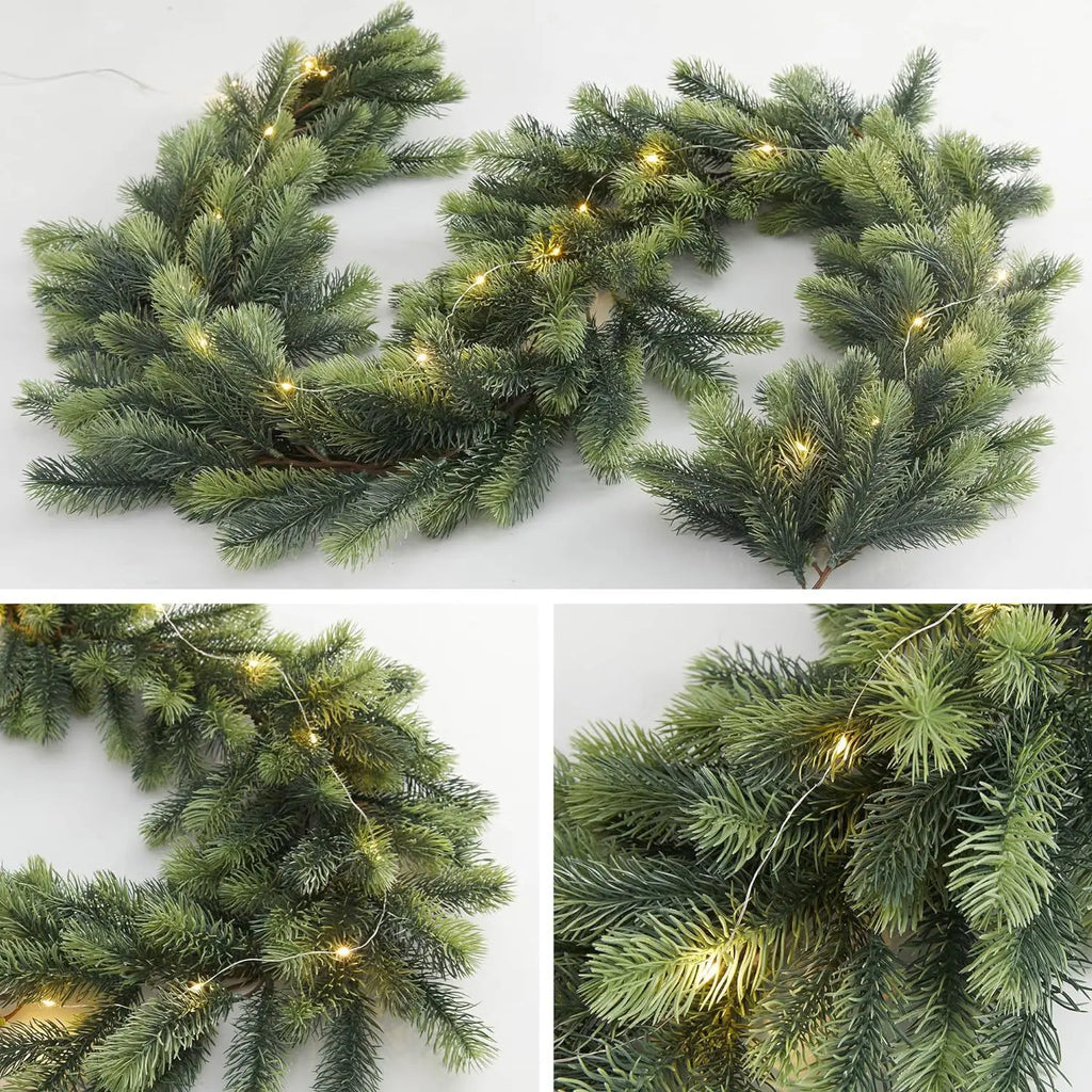 Christmas Garland Artificial Pine Needles