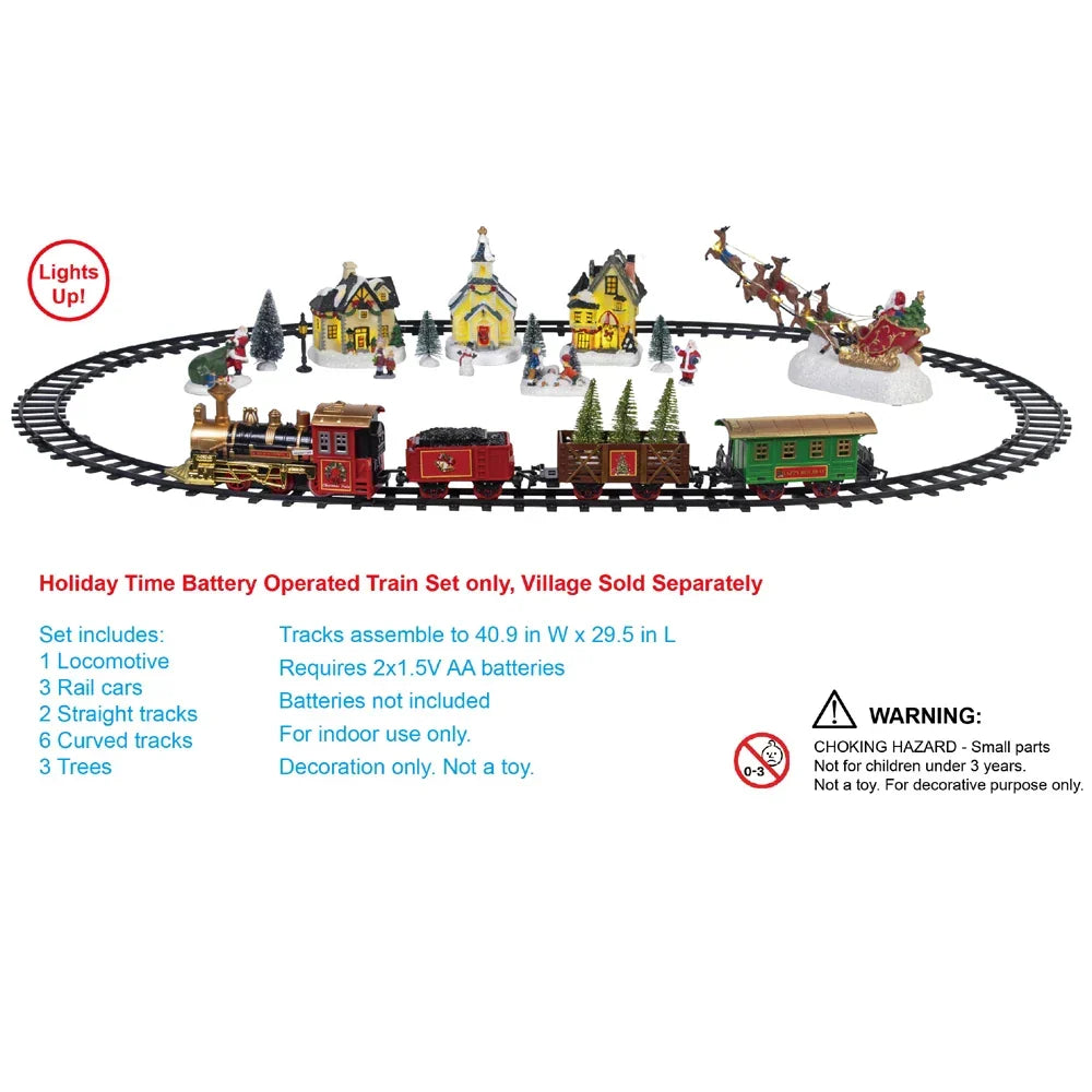 Christmas Village Train Set