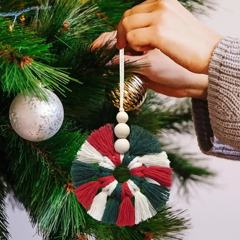 Handmade Christmas Wreath for Door, Window, Tree Decor