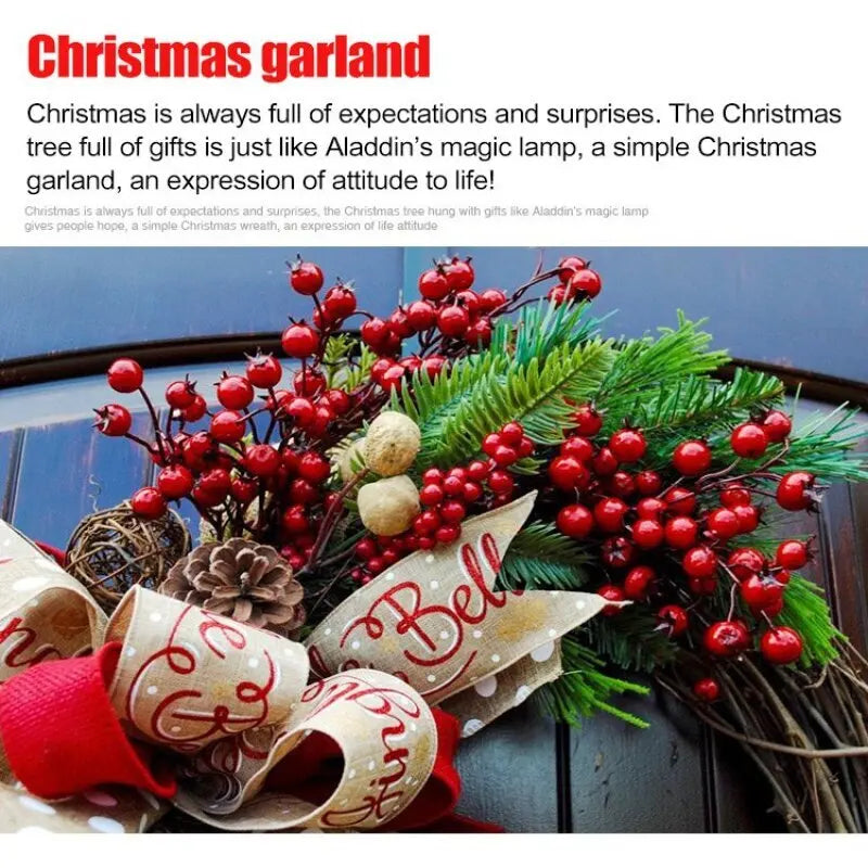 Christmas Wreath Front Door Garland Decoration