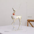 Wrought Iron Reindeer Christmas Ornament