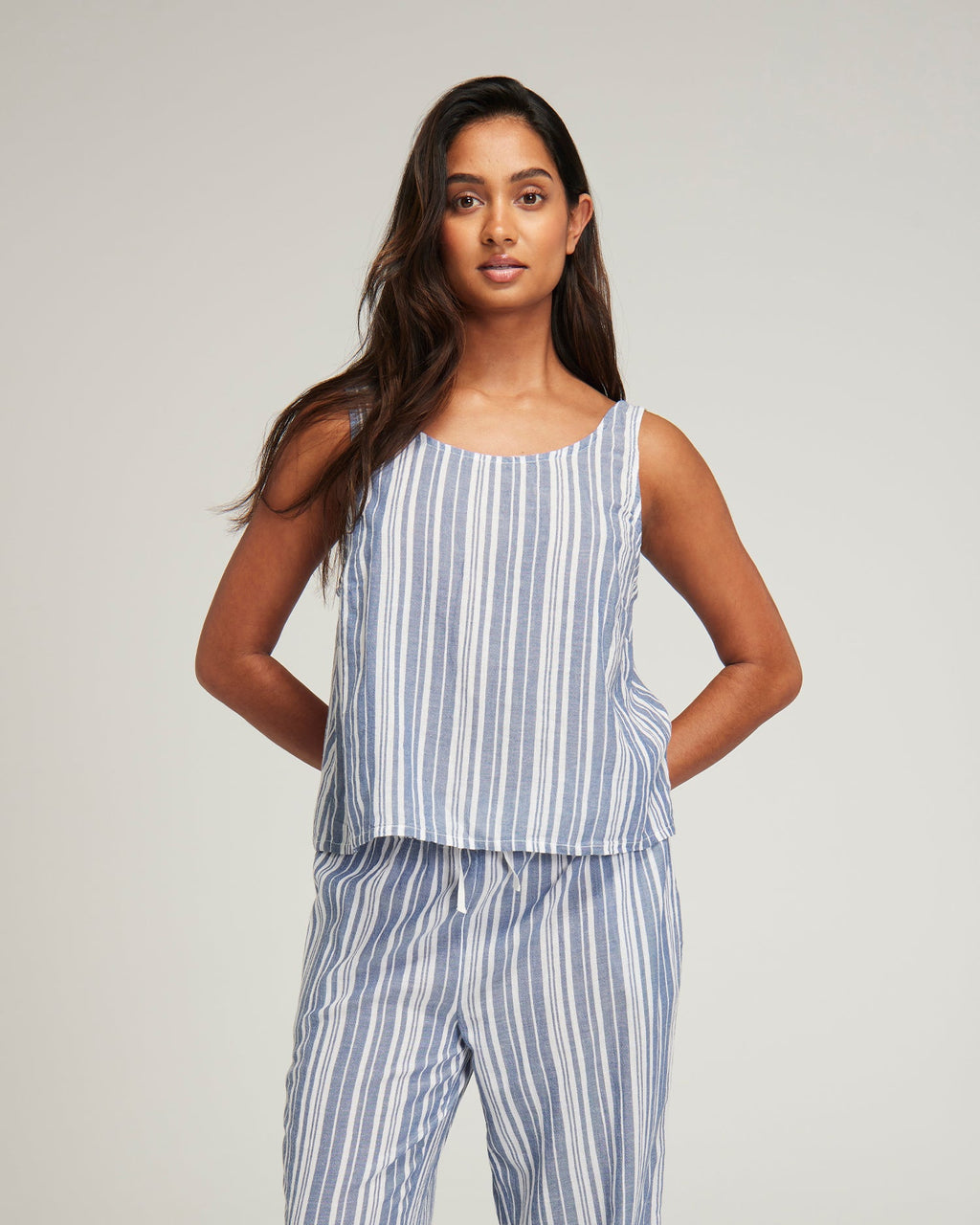 The Tank - French Navy Stripe