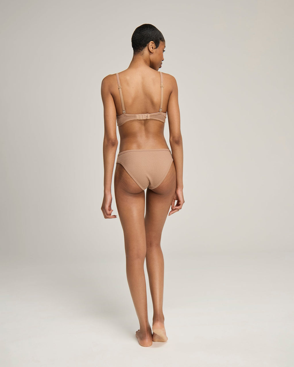 The Organic Cotton Mini Brief 2 Pack - Mocha