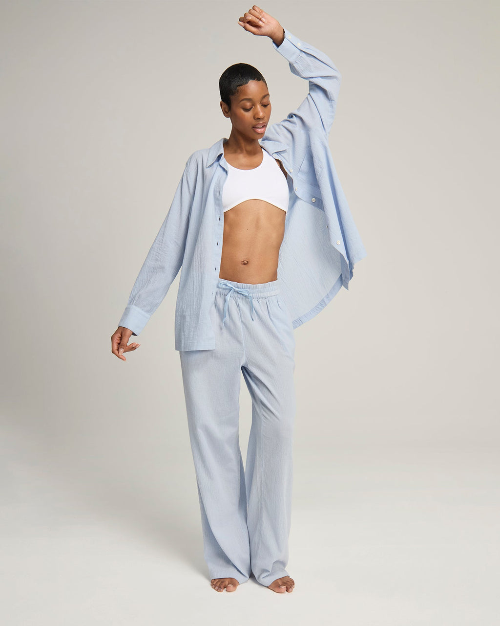 The Midi Shirt - Sky