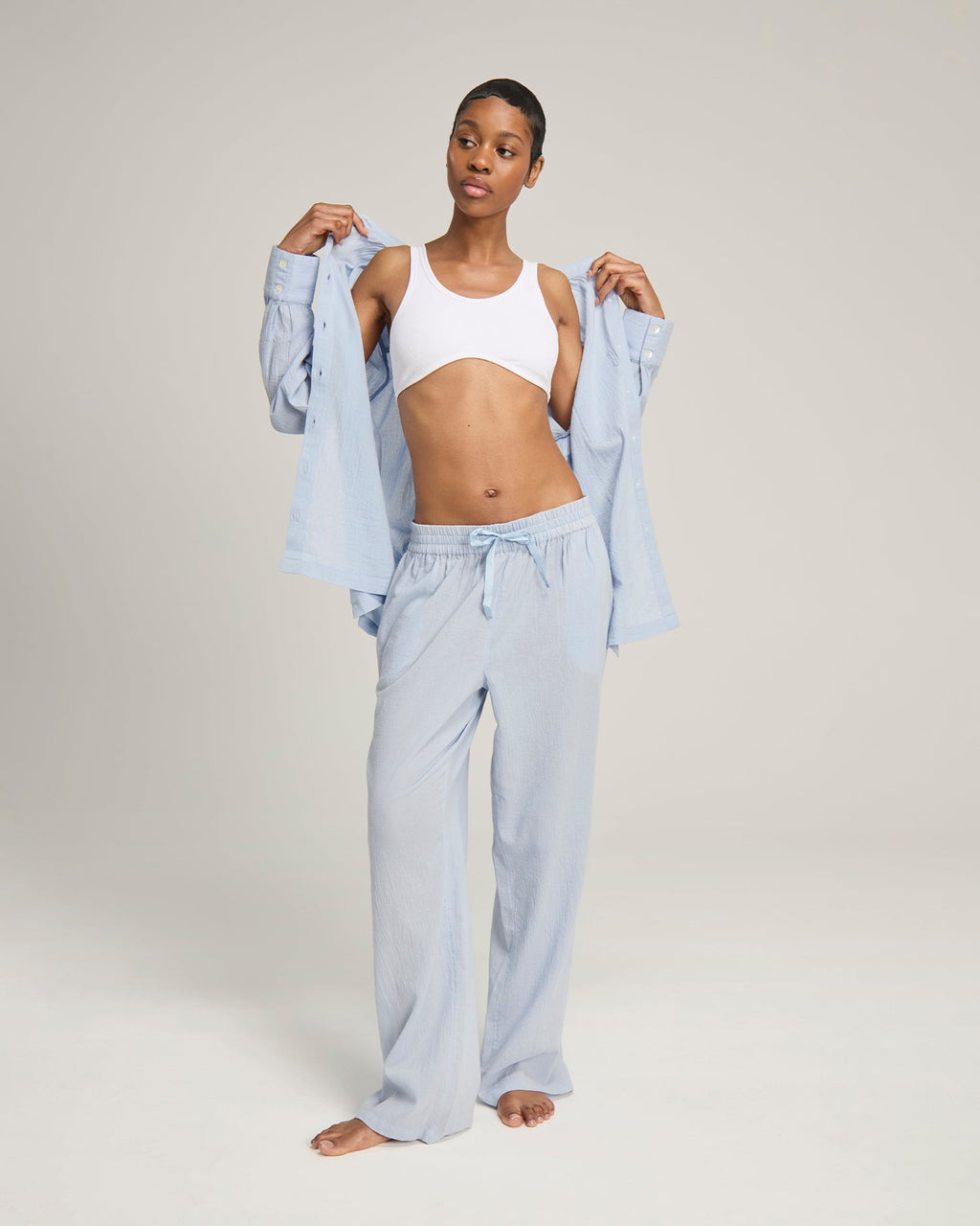The Classic Trouser - Sky