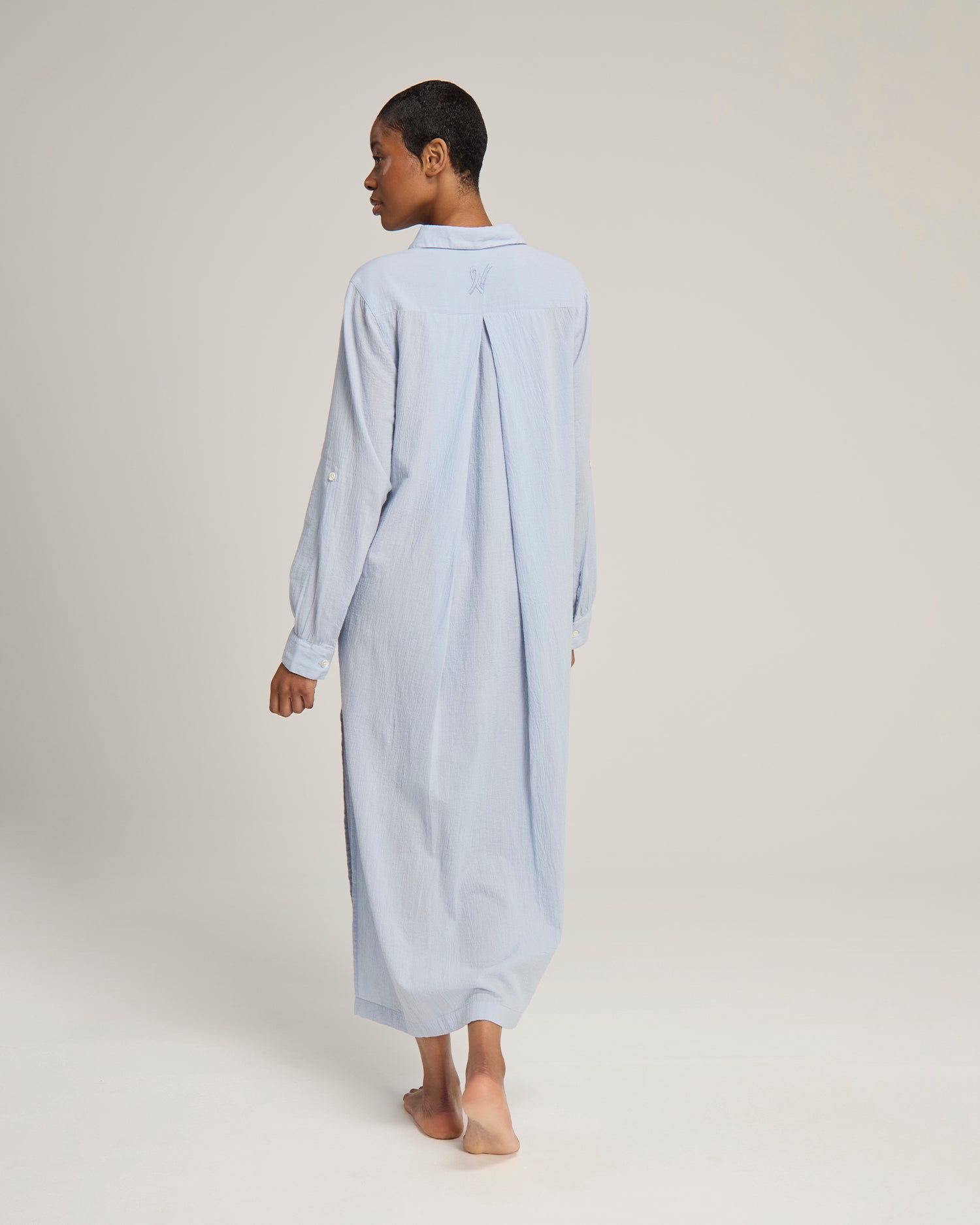 The Maxi Shirt - Sky