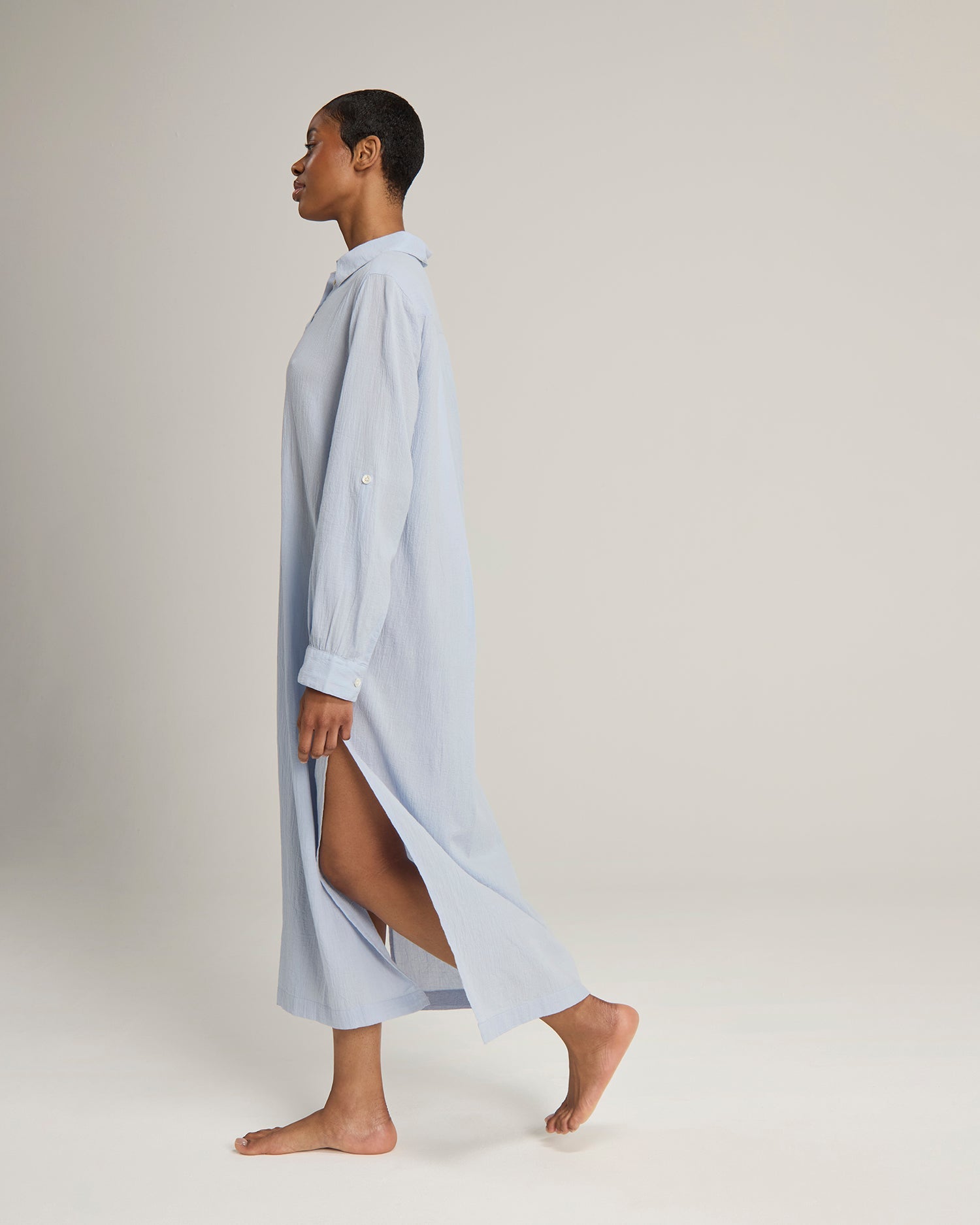The Maxi Shirt - Sky