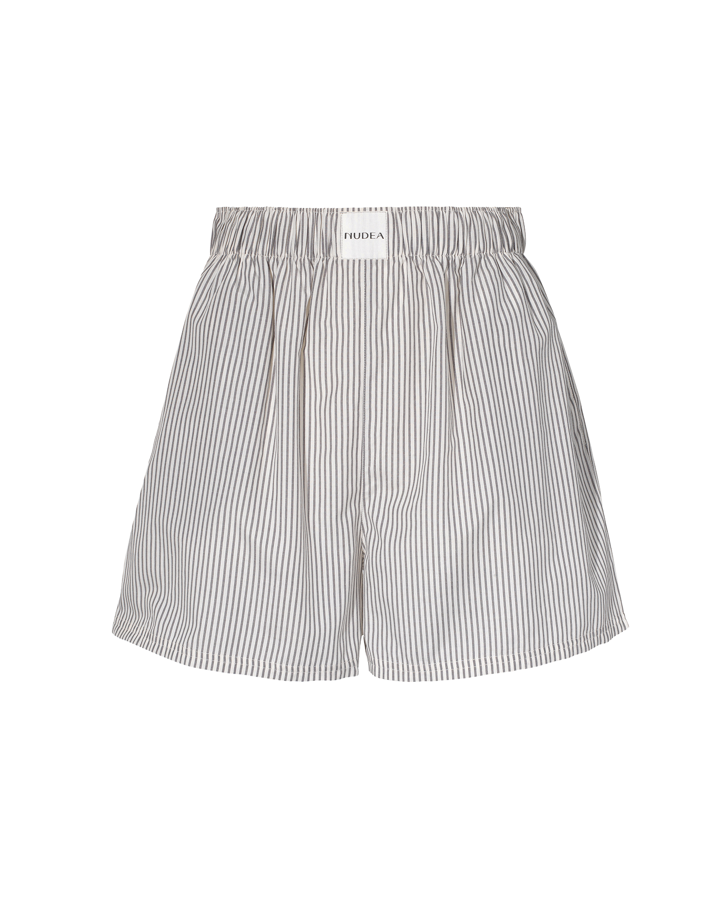 The Short PJ Set - Dove Grey Stripe