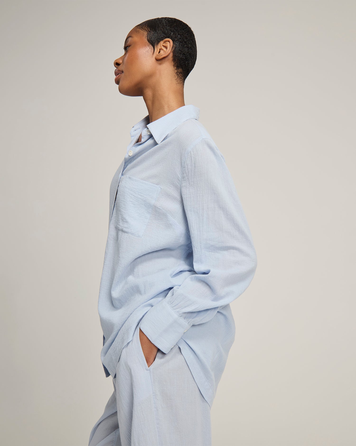 The Midi Shirt - Sky