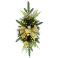 Cordless Christmas Stairway Swag Trim Wreath