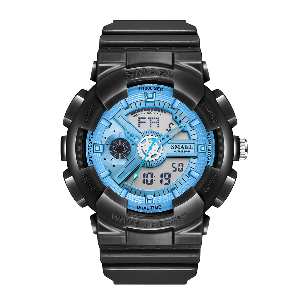  Luxury LED Sport Waterproof Military Watch Men 