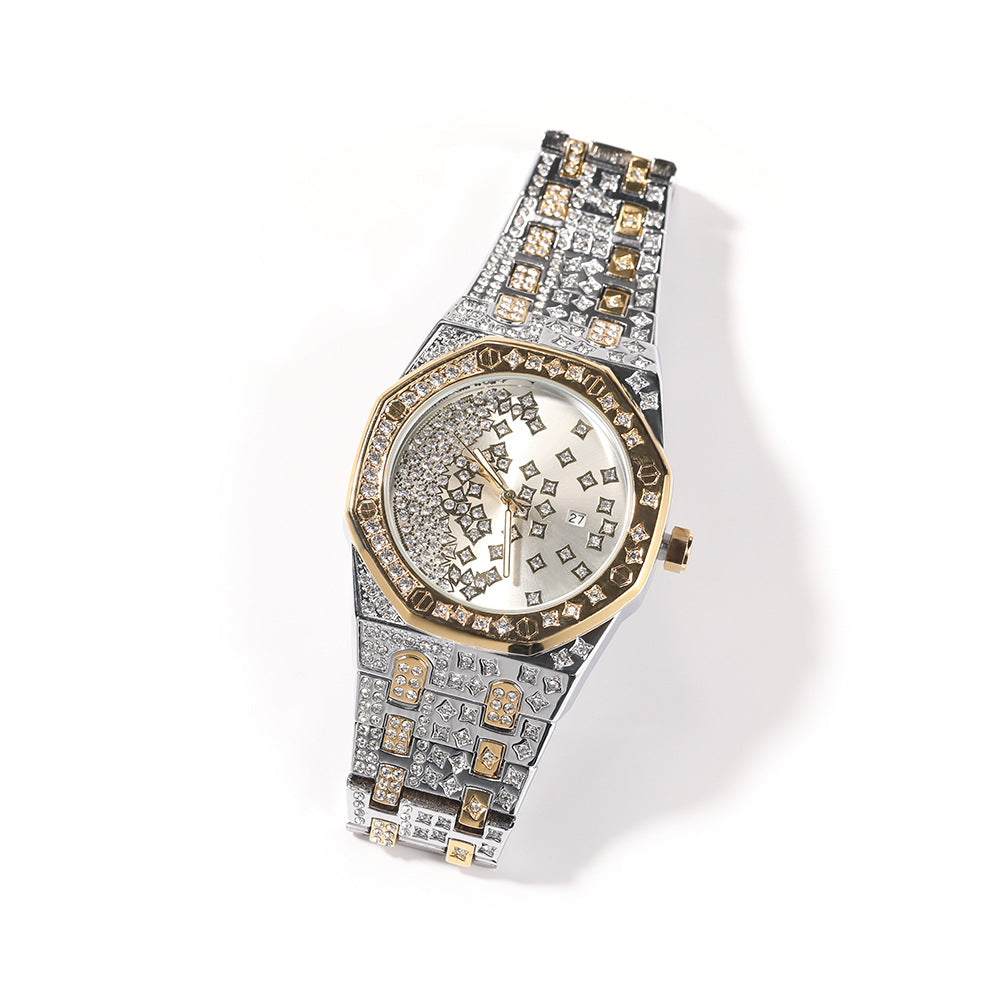 New Diamond-Studded Star Men's Watch Pers
